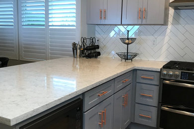 Kitchen - transitional kitchen idea in Los Angeles
