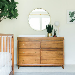 mid century modern nursery dresser