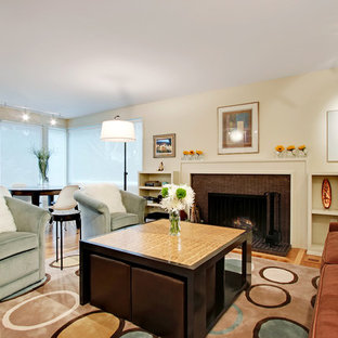 Tan Living Room | Houzz