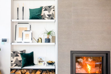 Danish living room photo in Other