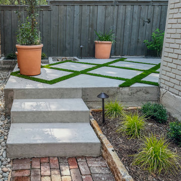 Modern Geometric Oasis: A Contemporary Backyard Retreat | Dallas, TX