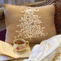Celestial Tree Pillow - Holiday Decorations