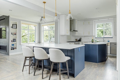 Inspiration for a modern kitchen remodel in Vancouver