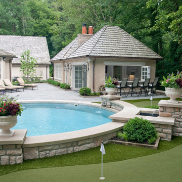Pool house & pavilion