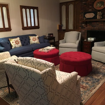 1950's Ranch Home Living Room