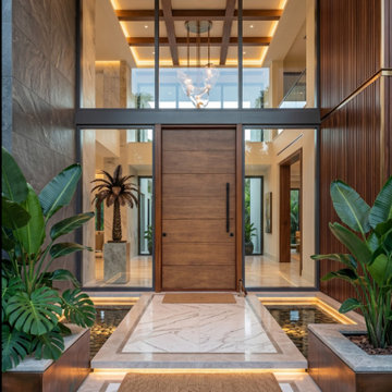Entry Door Designed Specifically to Respond to the way its users live. Miami FL.