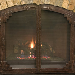 Custom Fireplace Door - Indoor Fireplaces