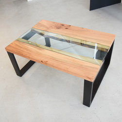 Inverted Live Edge Maple Coffee Table - Furniture