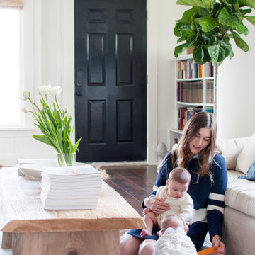 My Houzz: Soothing Blues and Organic Style in a 1912 Fixer-Upper