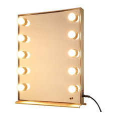 50 Most Popular Gold Makeup Mirrors For, Gold Light Vanity Mirror