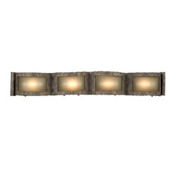 Filament Design - Filament Design Negron 4-Light Bed Rock Halogen Bath Vanity Light - Wall Lighting