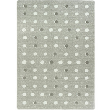 Little Moons 3'10" x 5'4" area rug in color Linen