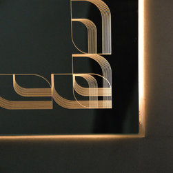 Orion Corner Design Detail, Private Residence, Ahmedabad - Bathroom Mirrors