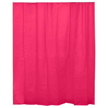 Extra Long Shower Curtain Liner Plastic 71W x 79H, Pink