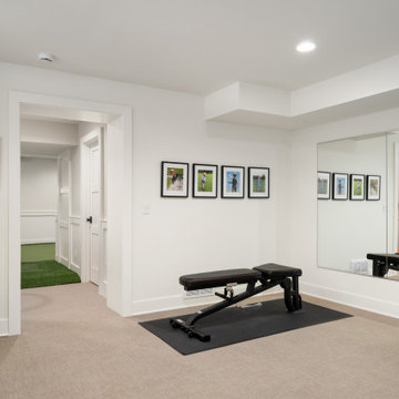 Golf & Fitness Basement