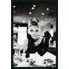 Audrey Hepburn-Breakfast at Tiffany's Framed With Gel Coated Finish
