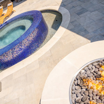Custom Creations, Aledo Ridge Court Crystal Stone Midnight Blue Regular