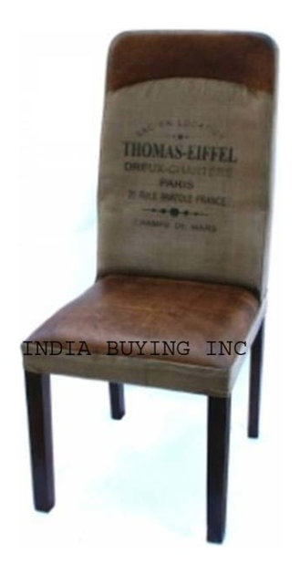 Industrial leather and canvas furniture from India buying inc