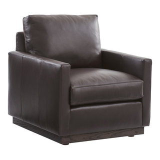 Meadow View Leather Chair - Contemporary - Armchairs And Accent Chairs - by  Lexington Home Brands