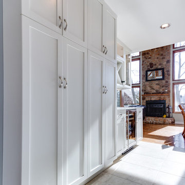 Modern White Kitchen Remodel Arnold, MD
