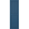 15"W True Fit PVC Farmhouse/Flat Panel Combination, Sojourn Blue, 25"H