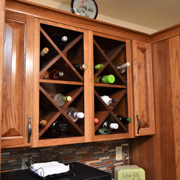 La Porte, IN. Haas Signature Collection. Rustic Hickory Kitchen