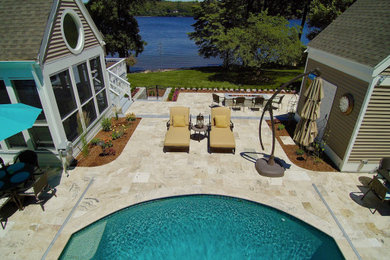 Photo of a contemporary landscaping in Bridgeport.