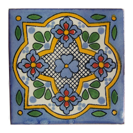 2x2 36 pcs Sky Talavera Mexican Tile