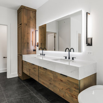 End Unit - Transitional Modern Luxury Rowhome Heritage Place Naperville, IL
