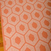 Waverly Sun N' Shade Geometric Surf Area Rug, Tangerine, 8' X 11'