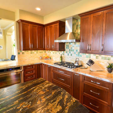 Exotic African Sapele Kitchen