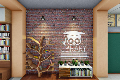Library Design of a school in Amritsar