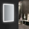 Angelo 24" Wide x 36" Tall Bathroom Mirr w/ Halo Style LED Lighting and Defogger