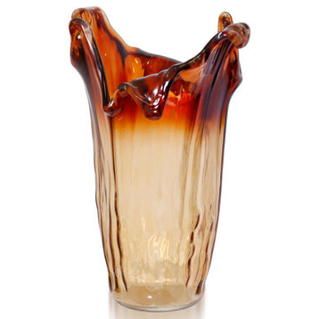 Firenze Vase, Burnt Orange/Two-tone