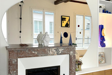 Inspiration pour un salon design.