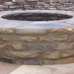 Tennessee sandstone fire pit - Fire Pits