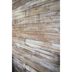 JNMRustics - Shiplap Wall, Weathered White/Brown, 72" Board Length, 25 sq.ft. - Reinvent your space with our Wide Plank Shiplap interior siding.