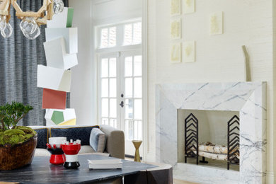 Inspiration for an eclectic living room remodel in San Francisco