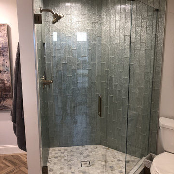 SHOWER...BPAZAZZ Shimmer Shower with MARBLE Flooring