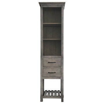 Rustic Fir Side Cabinet, Gray, Driftwood, 79"