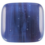 Glass Storm Studios - Purple Mountains Handmade Knob - Knobs measure approximately 1.25" square and pulls measure approximately .75" x 4.25" with a 3" center to center. Hardware has a brushed nickel finish and uses a standard 8-32 screw.