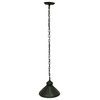 Stockbridge Shade Light Pendant with Chisel in Kettle Black Punched Tin