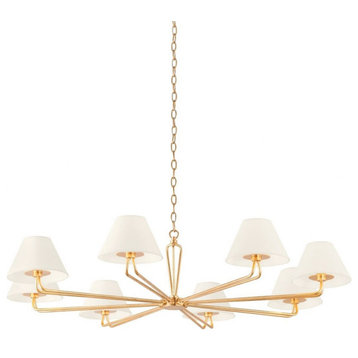 8 Light Chandelier In Contemporary Style-11.5 Inches Tall and 50 Inches