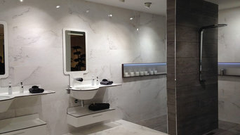 Visiting exhibition kitchens in Porcelanosa