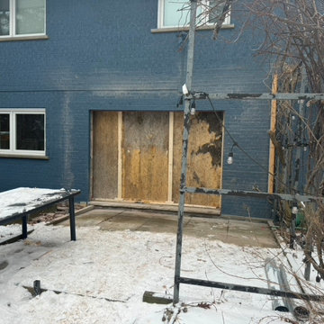 Masonry Exterior Door Alteration