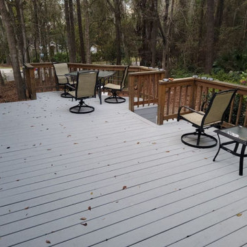Backyard Raised Patio