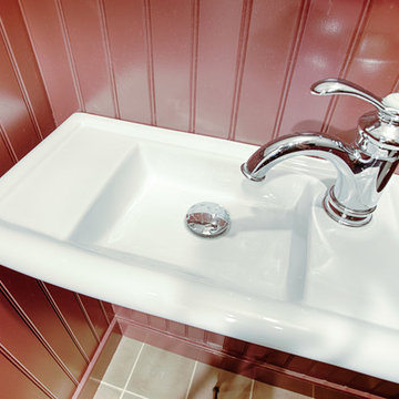 Center City Philadelphia Row Home Powder Room