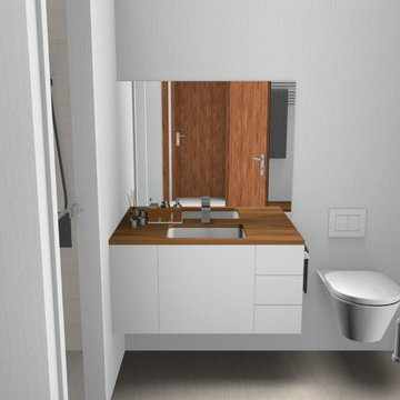 Badeværelses renovering i 60'er villa