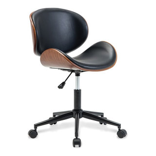 Mid-Century Adjustable & Swivel Office Desk Chair - Contemporary - Office  Chairs - by OneBigOutlet | Houzz