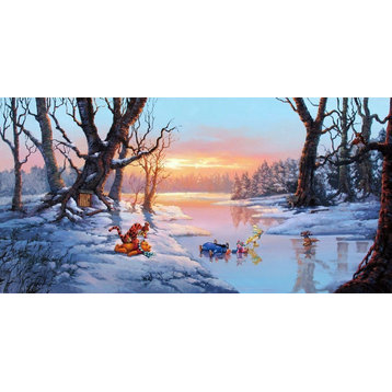 Disney Fine Art Playful Afternoon by Rodel Gonzalez, Gallery Wrapped Giclee